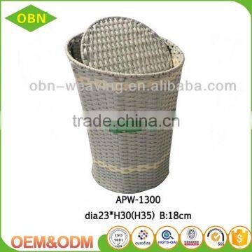 Wholesale China supplier paper craft cheap waste woven seagrass storage basket