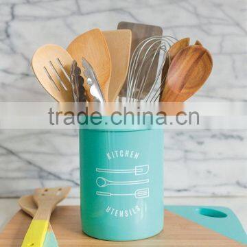 BEST Utensils Tin Holders Metal Kitchen Utensil Holder photo-2