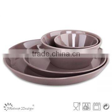 Stoneware Solid Color Dinner Plate photo-6