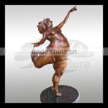 high quality life-size bronze nude man casting statue