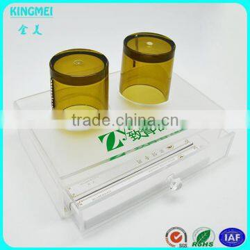Customized Multifunction Tawny Acrylic Organizer,hotel Plexiglass Box photo-4