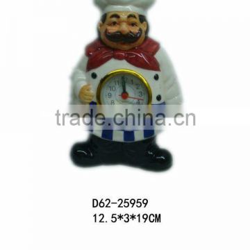 Ceramic cook clock for kitchen ware