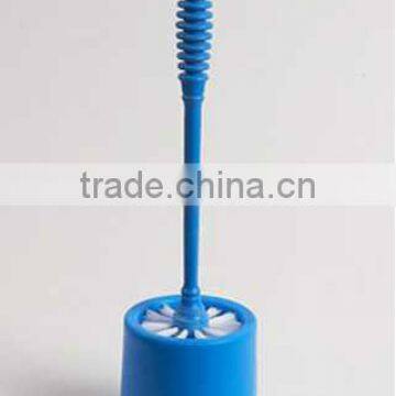New Design PP Material Toilet Brush Plastic Cleaning Brush Sets With Holder photo-2
