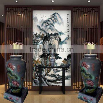 Elegance Fiber Glass Vase Water Fountain photo-5