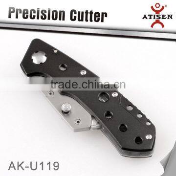NEW Folding Utility Cutter Knife Locks With Belt Clip
