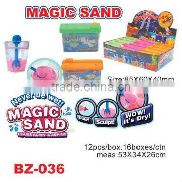 sell diy magic sand in tank shape toys