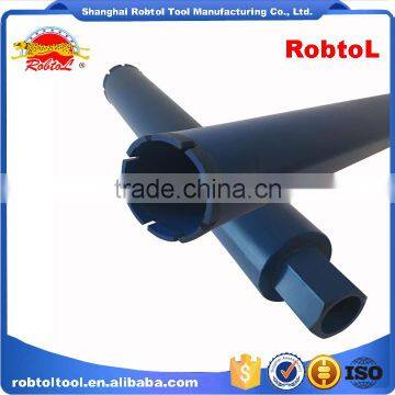 50mm Cured Reinforced Concrete Diamond Core Drill Bits Asphalt Masonry Cement Brick Block Wet Boring Segmented Brazed Laser Weld