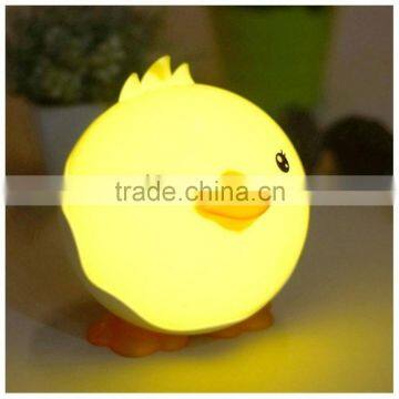 LED Touch Dimming Chargeable Little Duck Night Lamp Light Desk Light Home Decorations Children Gifts photo-2