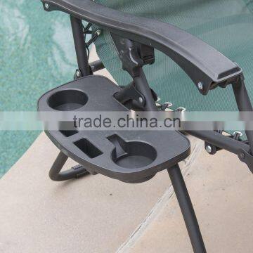 2 Pack Metal Pool Folding Green Anti Gravity Chair With Cup Holder photo-4