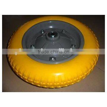 Low Price Polyurethane Flat Free Pu Wheel 3.00-8