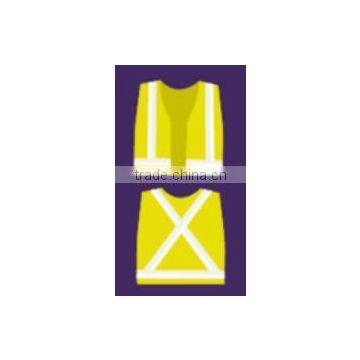 High quality flourescent yellow safety reflective vest with competitive price for Chile market