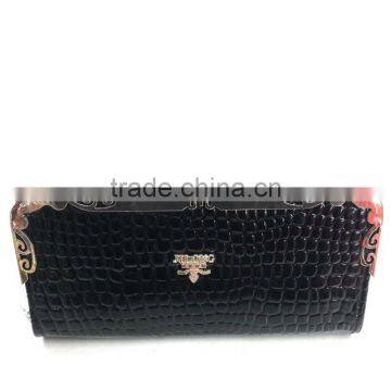 Europe Fancy Trendy Long PU Leather Ladies Wallets and Purses photo-2