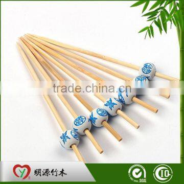 Eco-friendly dried fruit bamboo skewers