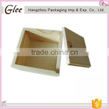 Beautiful and Classical Wooden Chinese Tea Box With Sliding Lid
