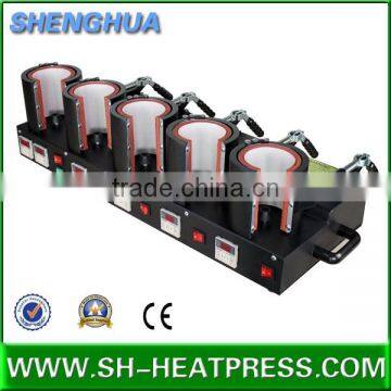 New 5 in 1 High Efficiency Cup/mug Heat Press Machine,sublimation Mug Machine photo-3