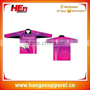 Hongen apparel custom fishing shirt/fishing jersey from clothing manufacturer