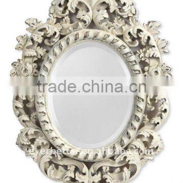 PU home decor hand finished bevelled rectangle wall mirror