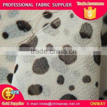 100%poly Chiffon Print Fabric for Lady/girls Dresses