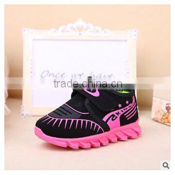 Fashion Stylish Children Sport Running Shoes Sneakers Have Sample, Kids Sport Shoes With Leather Mesh for Boys Girls photo-3