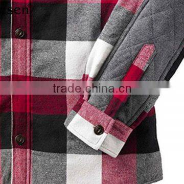 Oem Factory Fleece Men Plaids Jacket photo-4