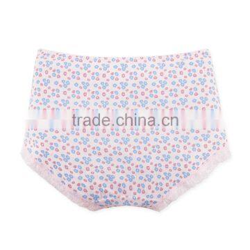 Printing Best Quality 95% Cotton 5% Spandex With Lace Custom Sexy Fancy Woman Underwear photo-2