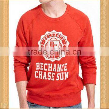 Pullover Crewneck Fleece Printed Sweatshirt Without Hood