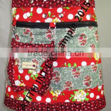 Cotton Tear Patch Skirt