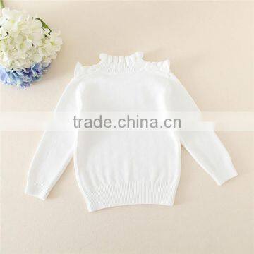 Knitting Pure Plain Colors Kid Sweater In-stock Sweater Fabric Sweater for Babies/tollderls/infants