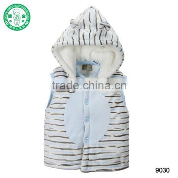 Hot sale winter sleeveless baby coat baby clothing cotton vest for baby