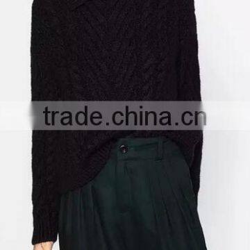 Runwaylover 2017 Latest Elegant Women Winter Clothes Warm Knitting Wool Pullover Sweaters photo-4