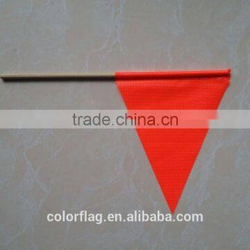 Pvc Warning Hand Flag photo-2