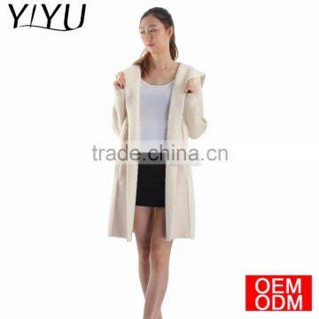Wholesale 2017 Fall Winter Women Turndown Collar Knitted Long Cardigans Sweater photo-2