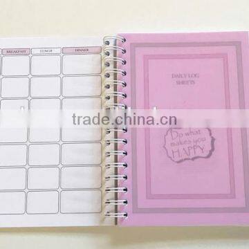 Cheap Spiral Paper Cover Planner With PP Index Page photo-4