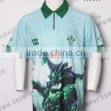 Sublimated Design Your Own Dart Shirt Printing Dri Fit Dart Top Wear photo-4