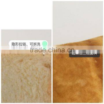 Not Deformed Compressible Bread Toast Pillow Cat Soft Cushion photo-2