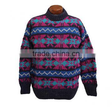 High Quality Customized Knitting Patterns Christmas Man Sweater Pullover photo-3