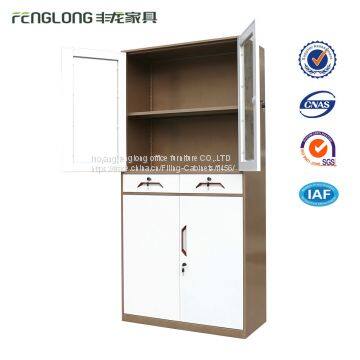 4 Glass Filing Cabinet With 2 Middle Filing Cabinet Made in China/high Quality Hot Sale Filing Cabinet photo-4