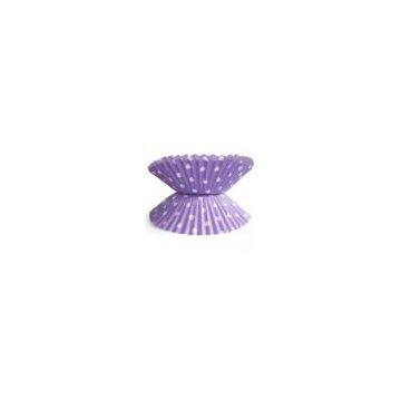 Purple Paper Cake Cup Decorative Cupcake Wrappers