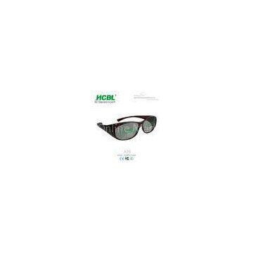 Theatre Digital Reald 3D Glasses In Black Frame With 0.72 mm TAC Filter Lens