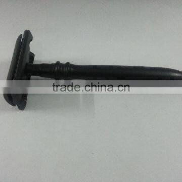 Full Black powder Coatting Safety Razor