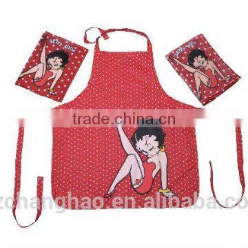 male and female sex picture kitchen apron