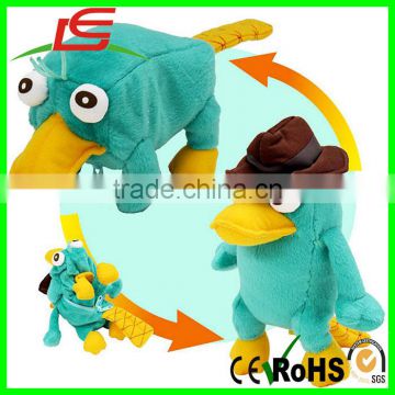 WHOLESALE PHINEAS AND FERB REVERSIBLE PLUSH AGENT P TOY