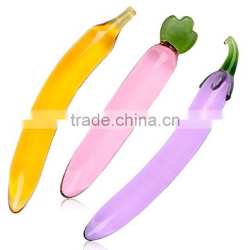 New Design Glass Dildo Crystal Penis Anal Butt Plug Vaginal G-Spot Clitoral Masturbation Massager Sex Toys