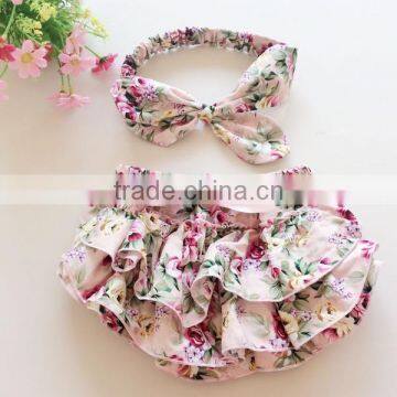 New Arrival Baby Bloomers Wholesale Multi-color Softful Ruffle Bloomers photo-5