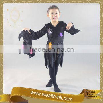 Lovely Black Witch Dress with Hat Halloween Witch Costume
