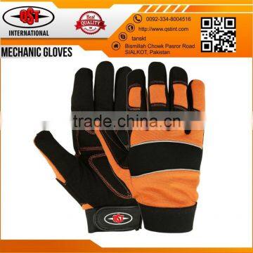 Mechanics Gloves Super Safety Work Impact Riggermen Hi-Vis Synthetic Leather