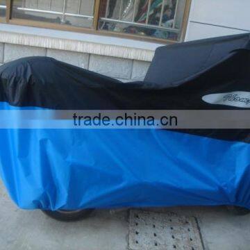 Black and White Large UV Resistant Waterproof Breathable Low-price Motorcycle Cover photo-5
