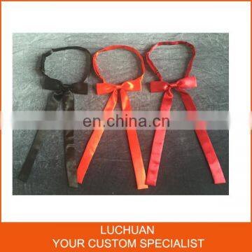 Factory Direct Sales High Quality Red Polyester Mens Or Child Bow Tie