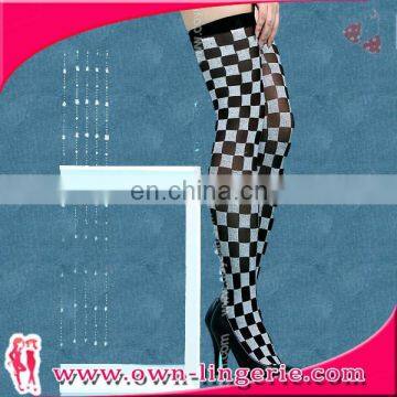 Women Knee High Casual Socks Striped Cotton Stockings photo-5