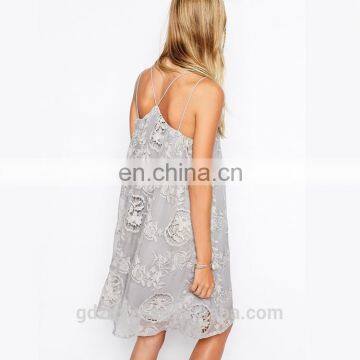 Express Clothing Women Dress With Lace Appliqued photo-3
